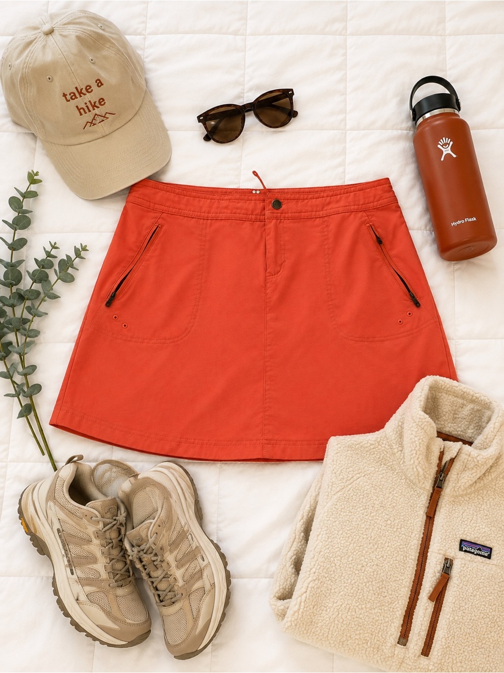 Title Nine Rust Orange Women’s Active Skort